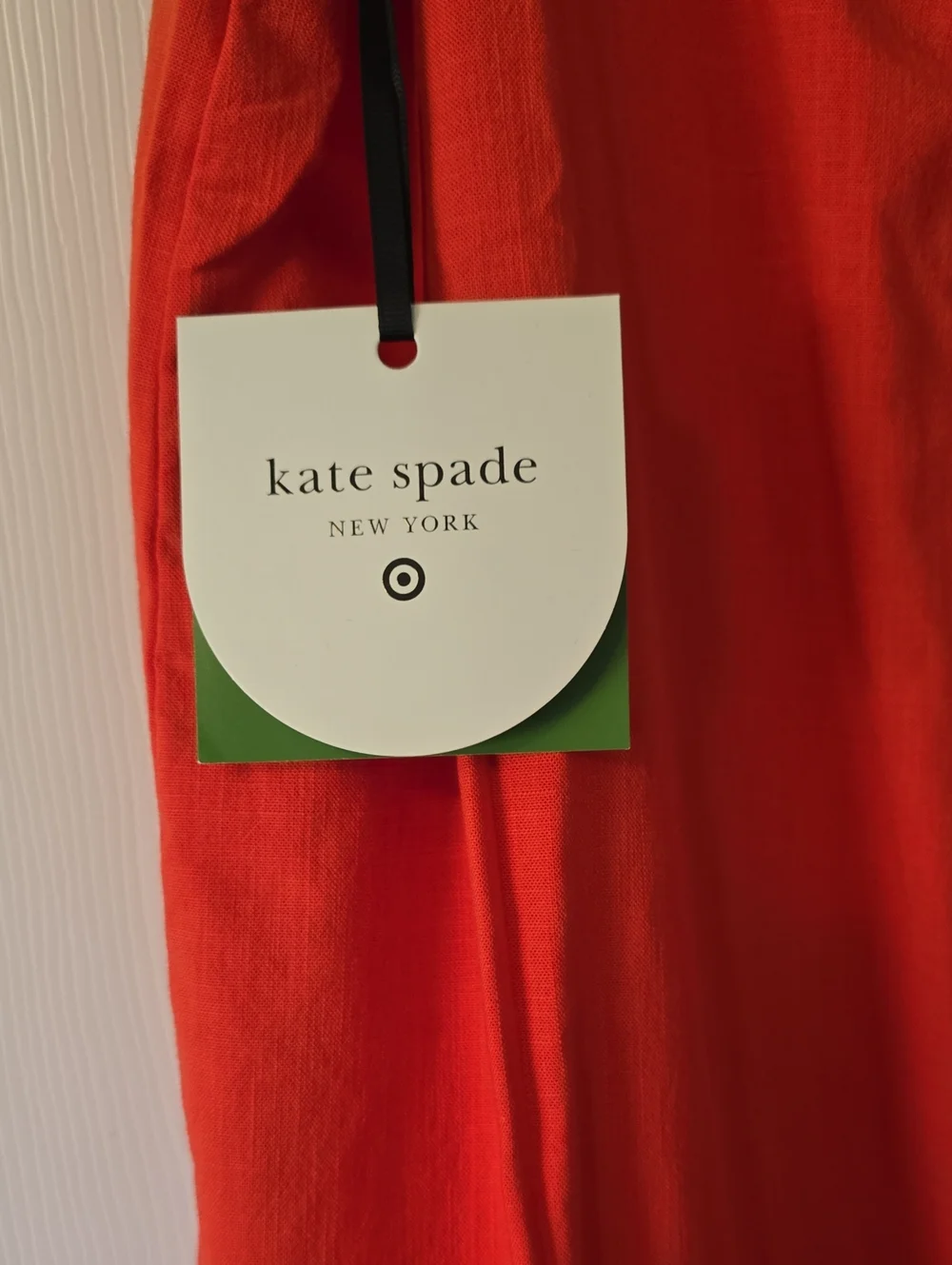 Kate Spade Red Dress Sz Lg Nwt